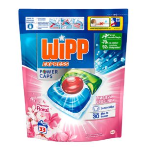 DETERGENTE WIPP FLORAL POWER CAPS 33 DOSIS