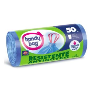 BOLSAS DE BASURA HANDY BAG PERF 50L 10 UNIDADES
