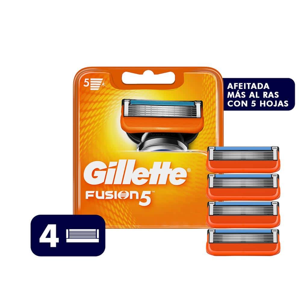 GILLETTE FUSION5 4 RECAMBIOS