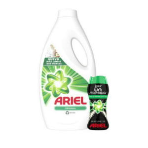 ARIEL ORIGINAL 24 LAVADOS + LENOR PERLAS ARIEL 140GR