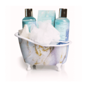 SET DE BAÑO POK BAÑERA MARMOL (Baño burbujas+gel ducha+jabón+sal baño)