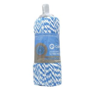 FREGONA CISNE MICROFIBRA TRENZADA AZUL Y BLANCA