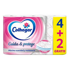 PAPEL HIGIÉNICO COLHOGAR CARE 4+2 3 CAPAS