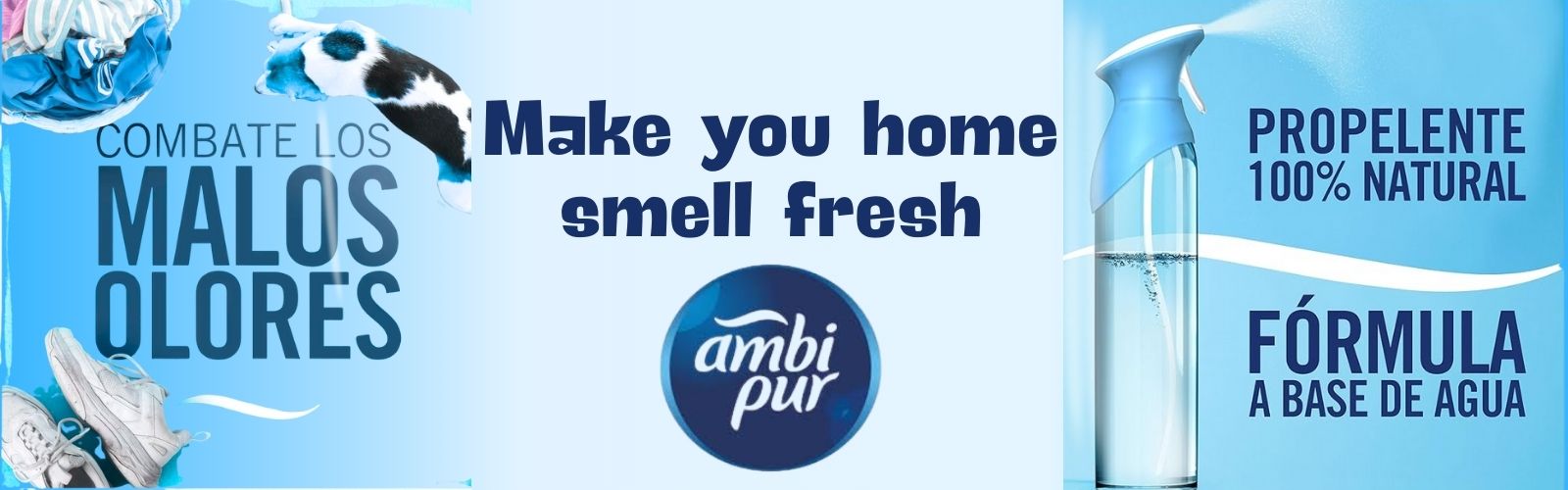 Ambientador Ambi Pur para eliminar malos olores en el hogar
